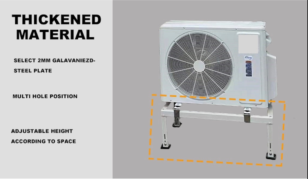 Mini split condenser floor stand