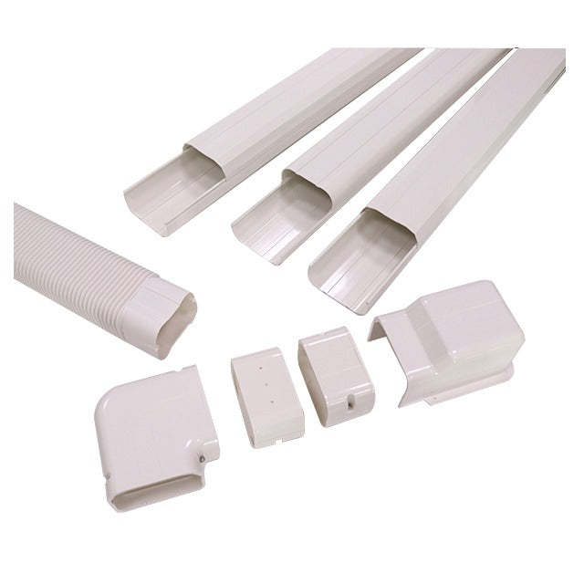 3" Line set covers straight duct 6.5 feet long (Box of 18)